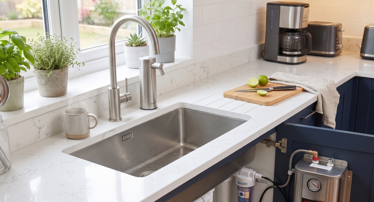 instant hot water kitchen taps