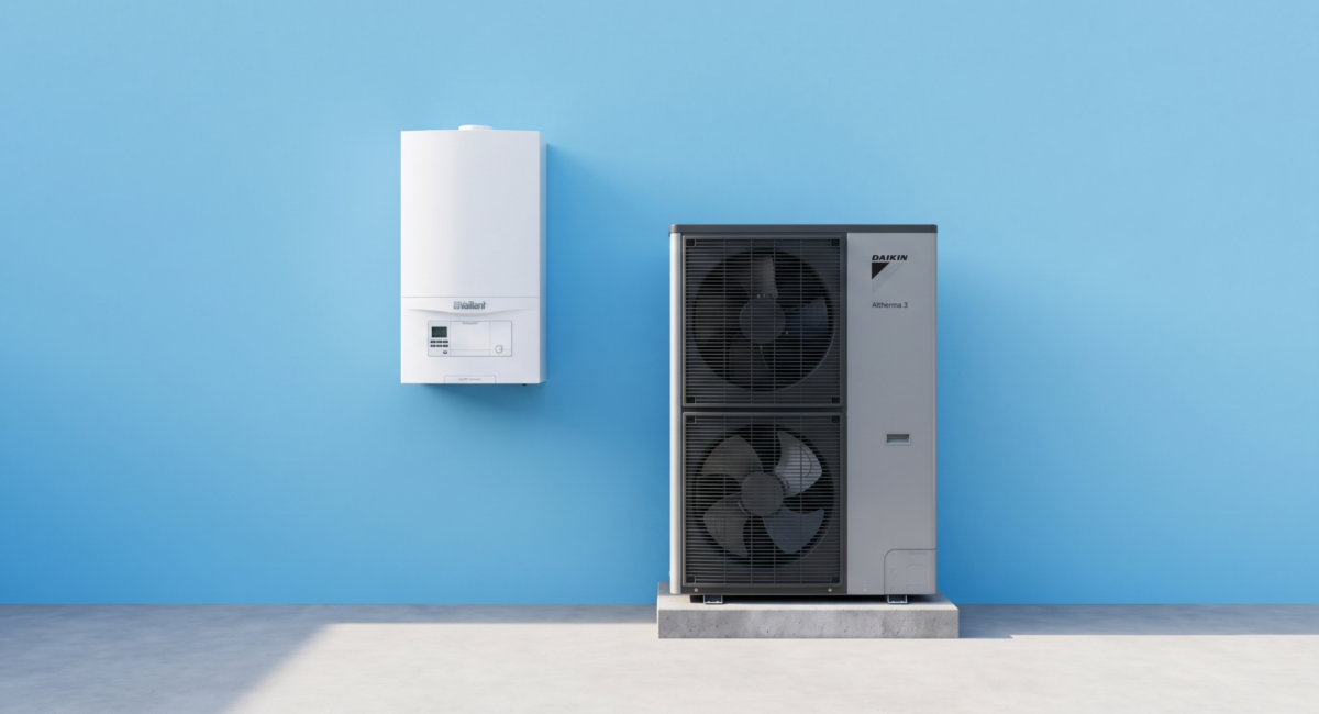 Gas boilers vs heat pumps