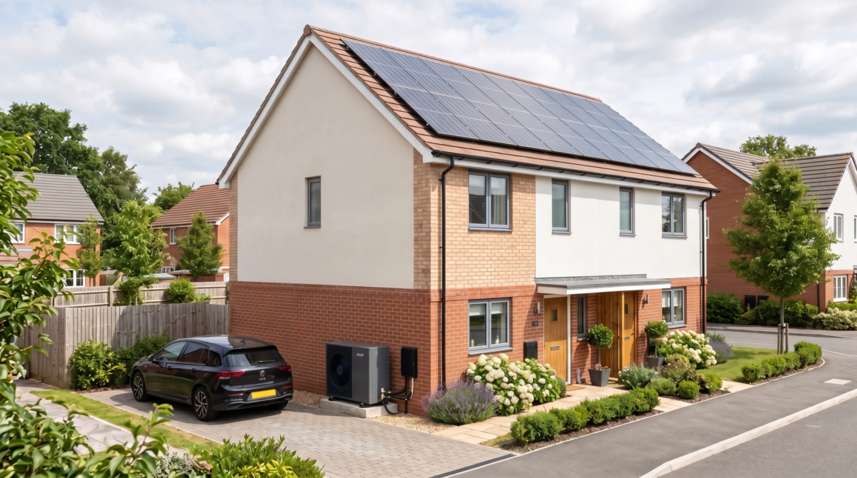Energy-efficient home showing the upgrades
