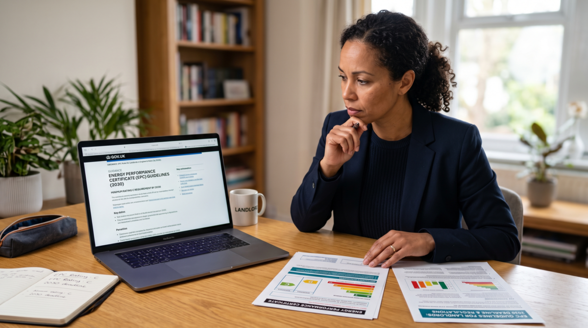 A woman at the table on her laptop